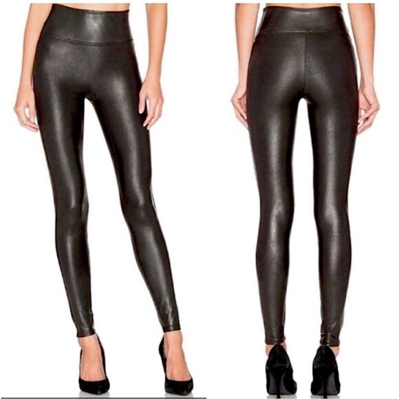 SPANX Pants - NEW SPANX Faux Leather Leggings S